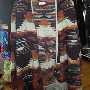 Lucky Brand Earthy Tones Cardigan